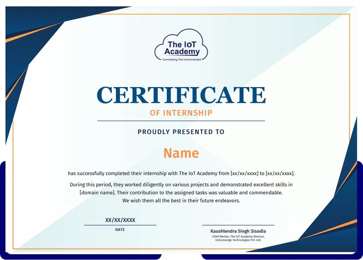 Gen AI by iot internship certificate