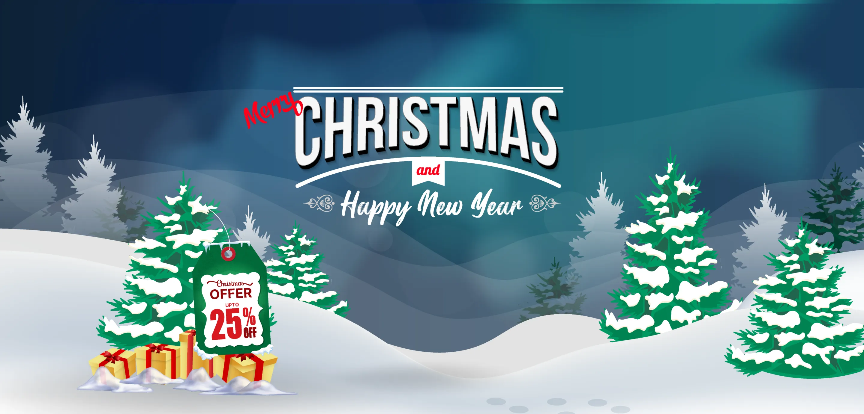 christmas offer banner