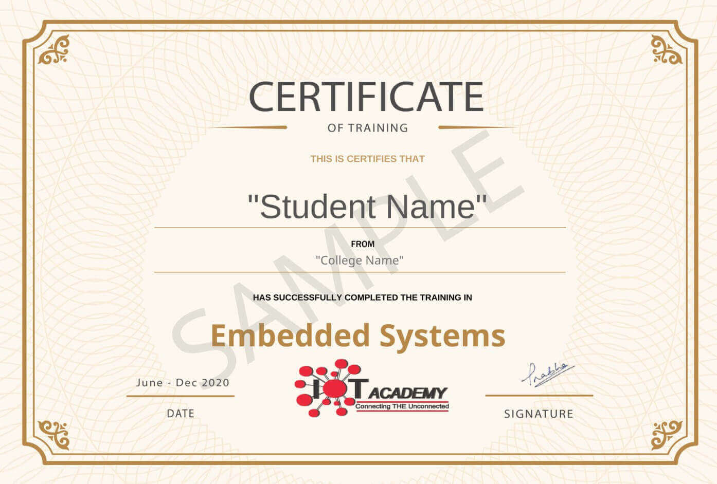 45 Days Embedded Systems Training in Delhi NCR The IoT Academy