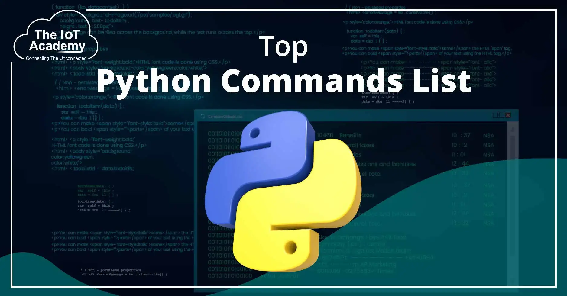 Top Python Commands List 